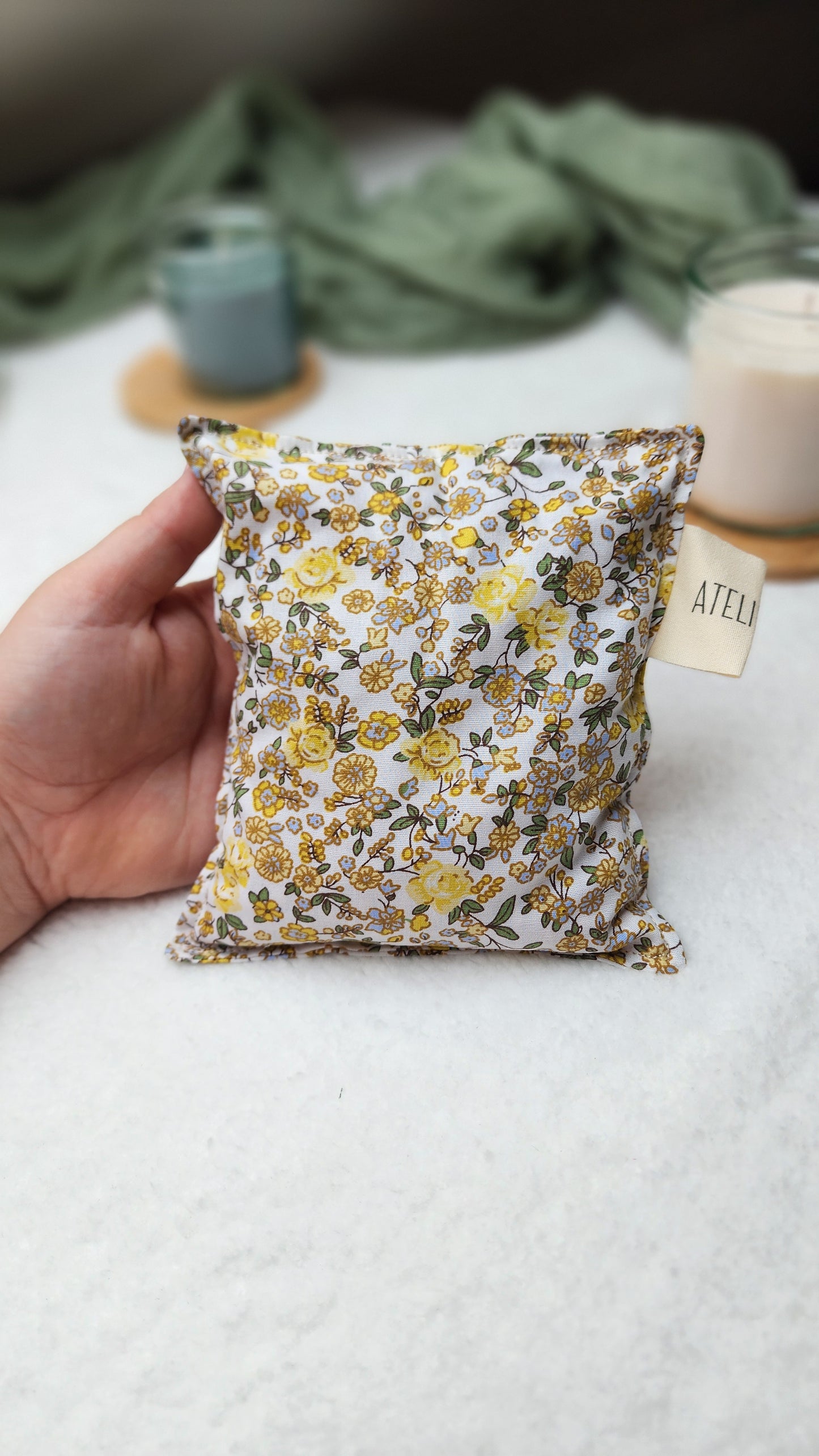 Bouillote Fleuri jaune