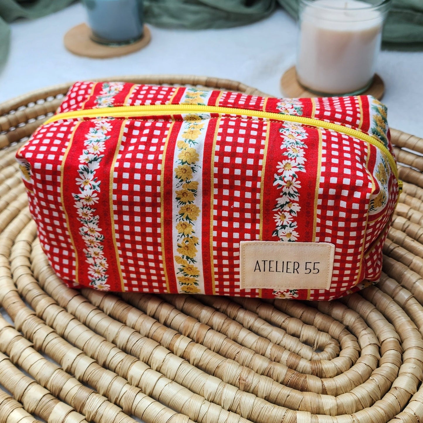Trousse Retro rouge