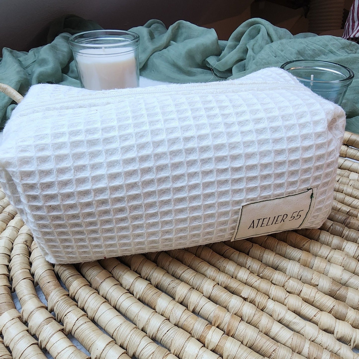 Trousse Vichy vert