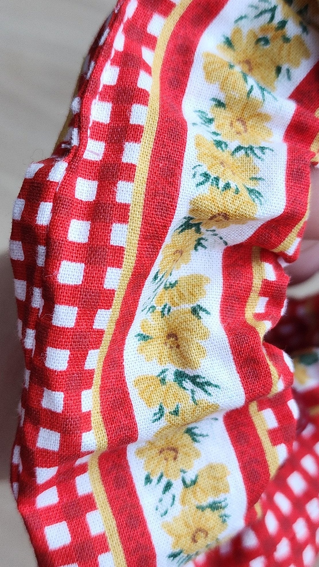 Chouchou Retro rouge