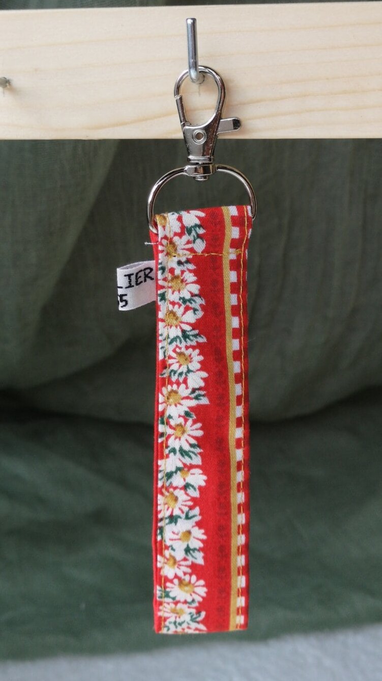 Porte-clé Retro rouge