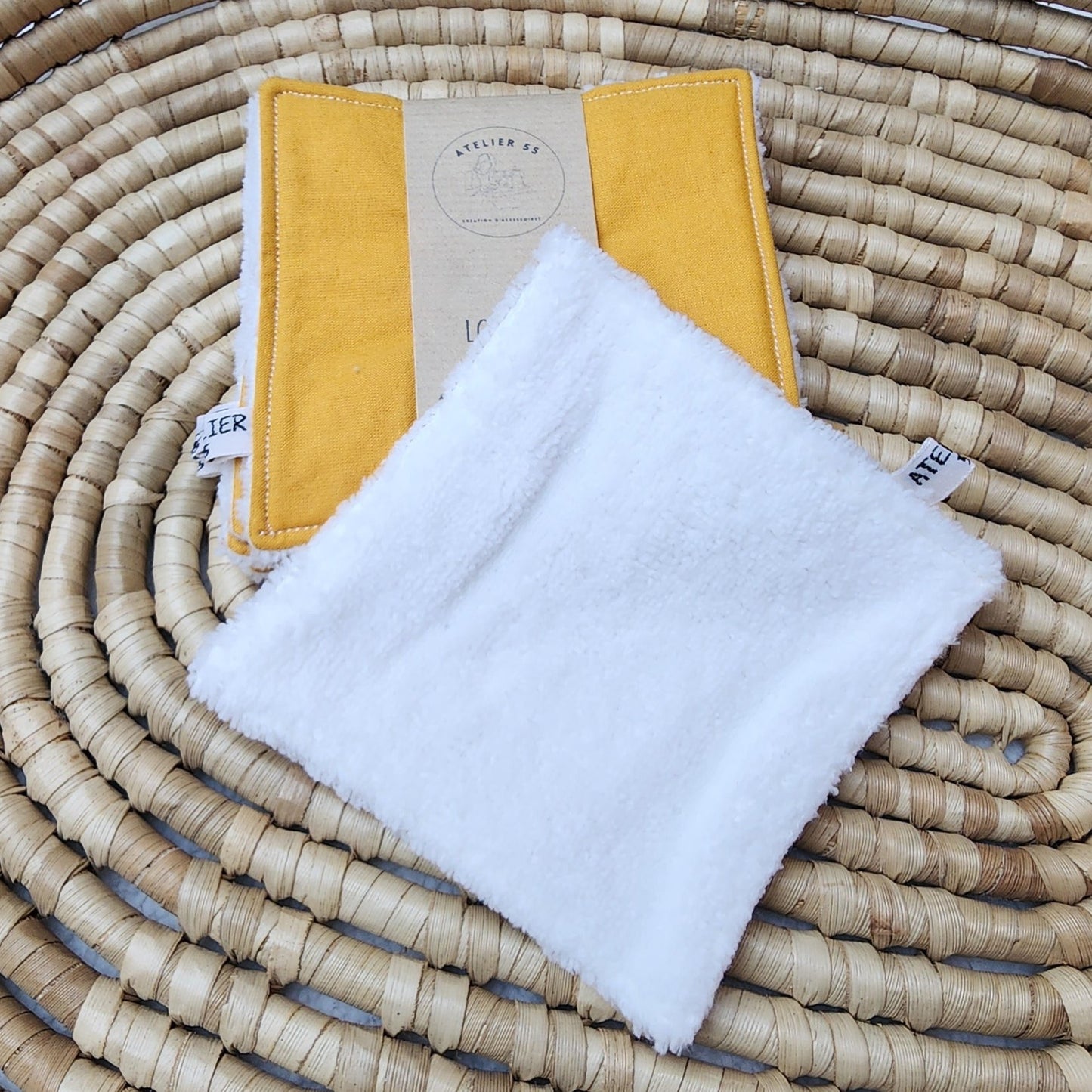 Lot de 6 lingettes Moutarde