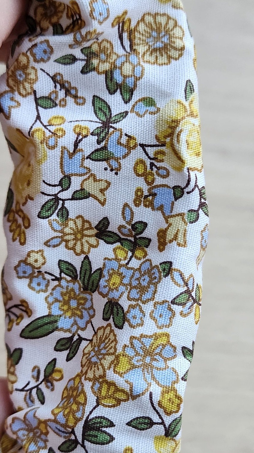 Chouchou Fleuri jaune