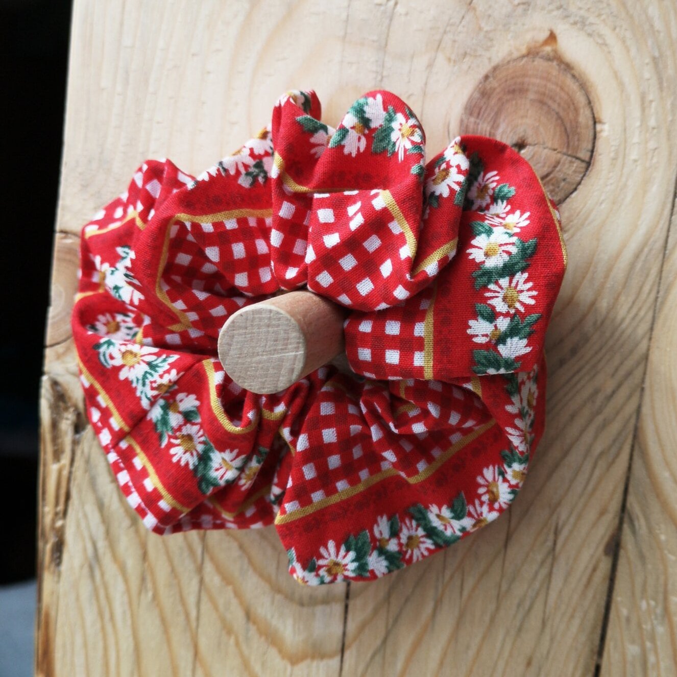 Chouchou Retro rouge