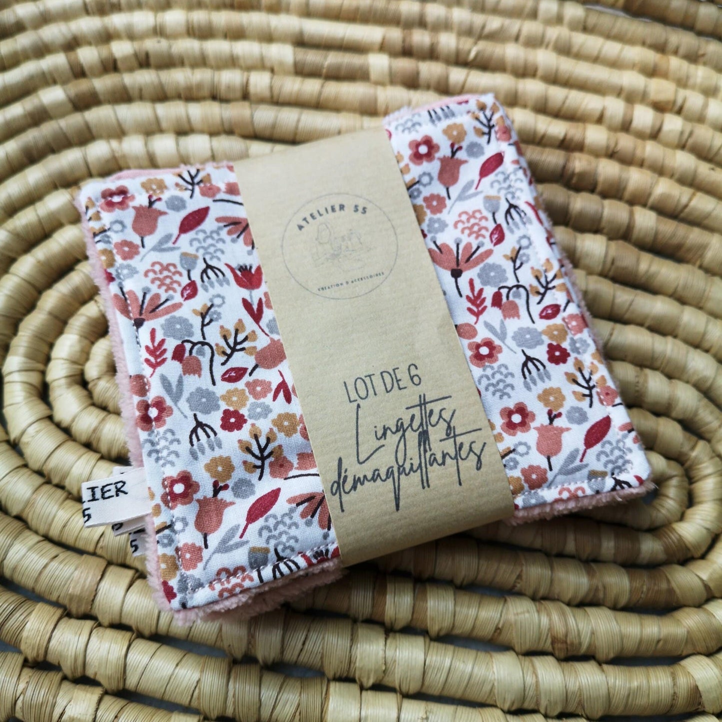 Lot de 6 lingettes Julie