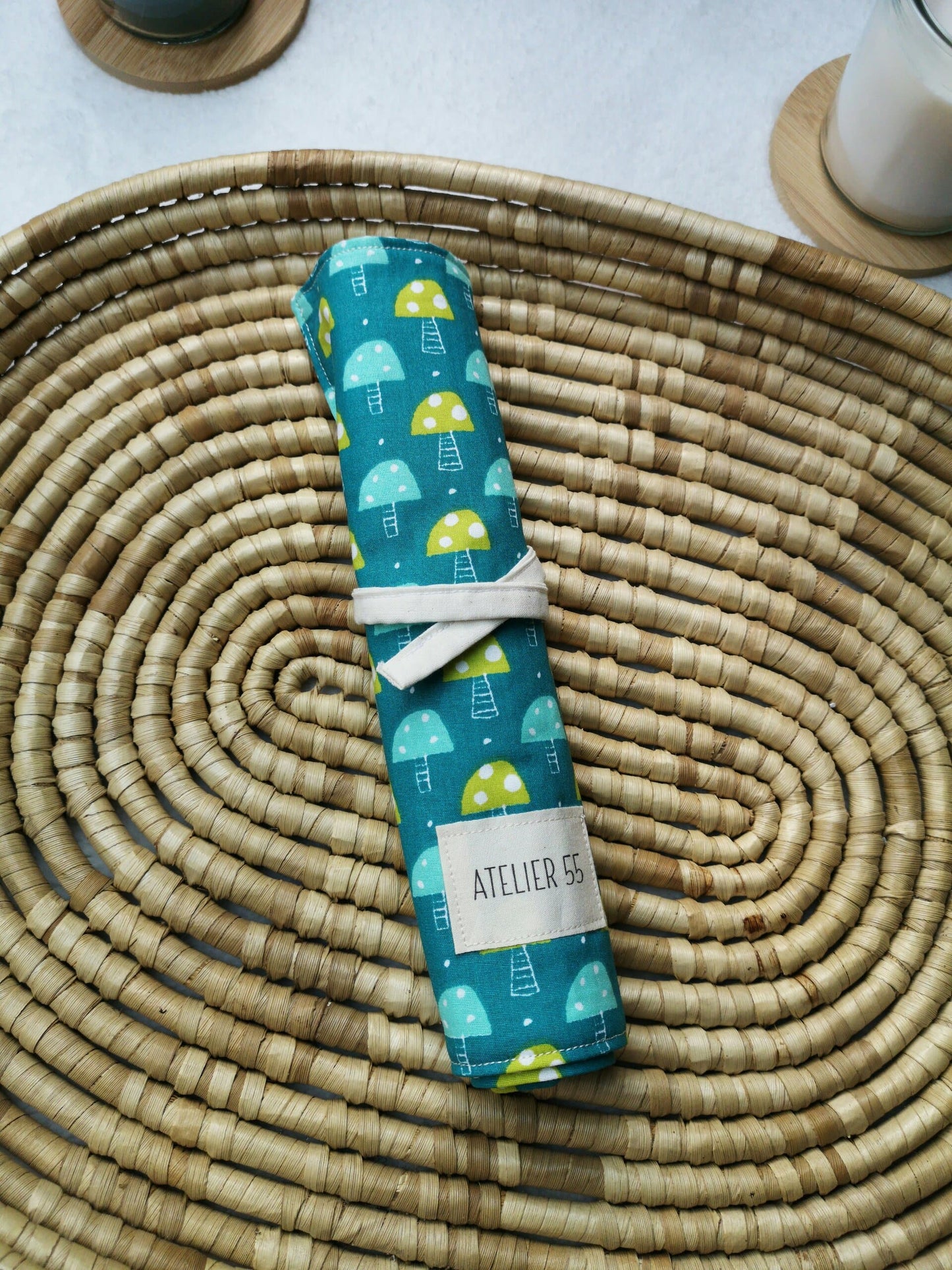 Serviette à couverts Champignons