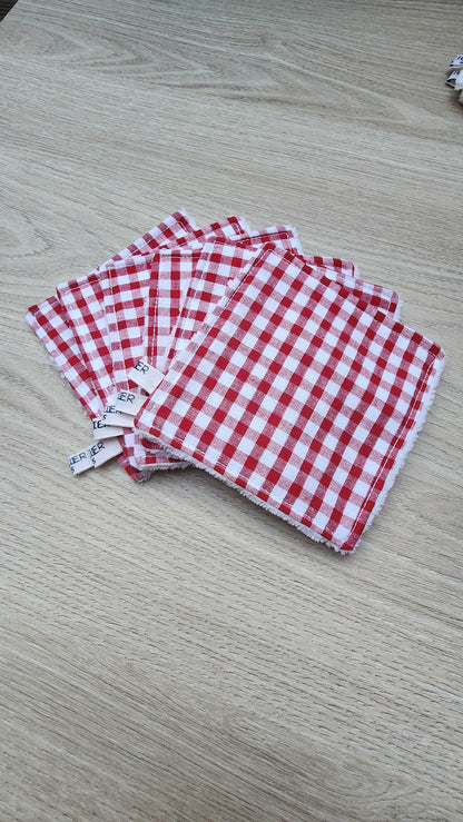 Lot de 6 lingettes Vichy