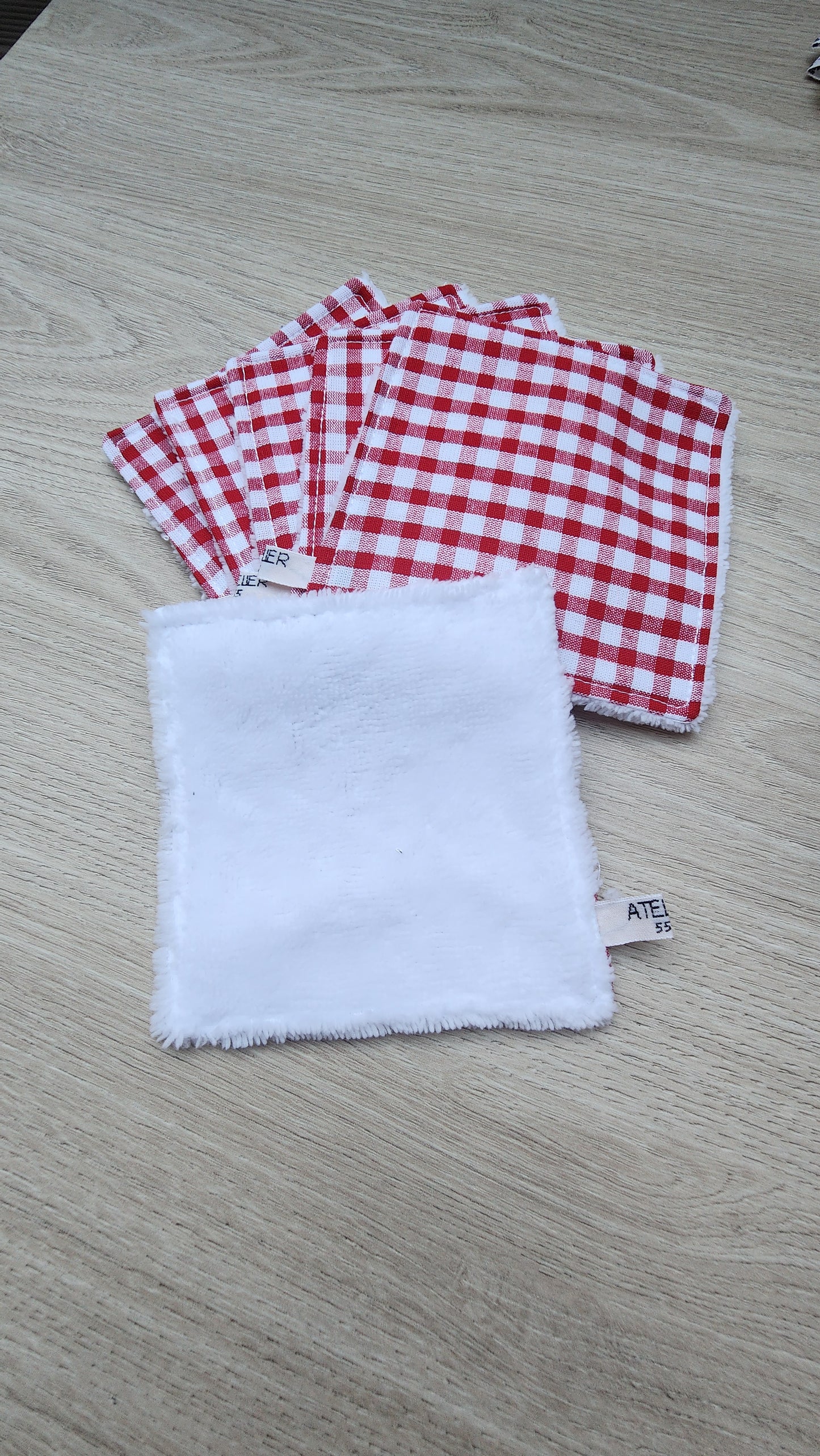 Lot de 6 lingettes Vichy